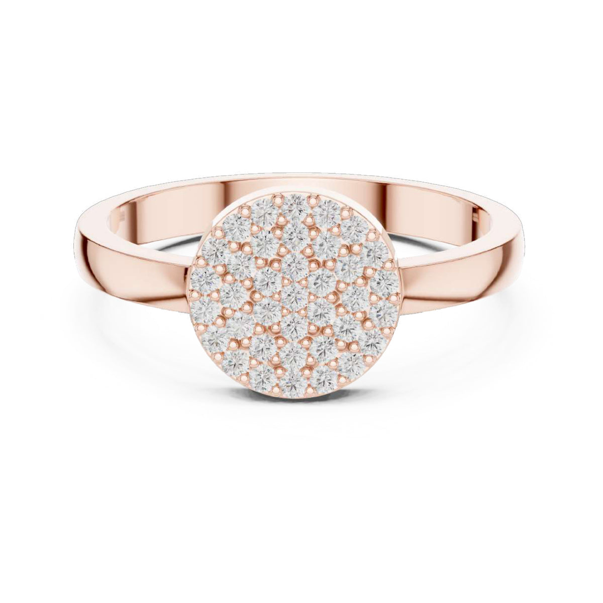 The Seraphina Floating Solitaire Diamond Ring
