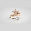 The Seraphina Lattice Arch Diamond Ring