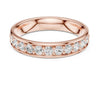 The Seraphina Pear Accent Solitaire Diamond Ring