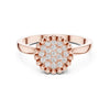 The Seraphina Petal Crown Diamond Ring