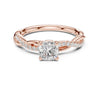 The Seraphina Radiant Halo Diamond Ring
