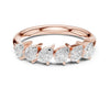 The Seraphina Scalloped Halo Diamond Ring