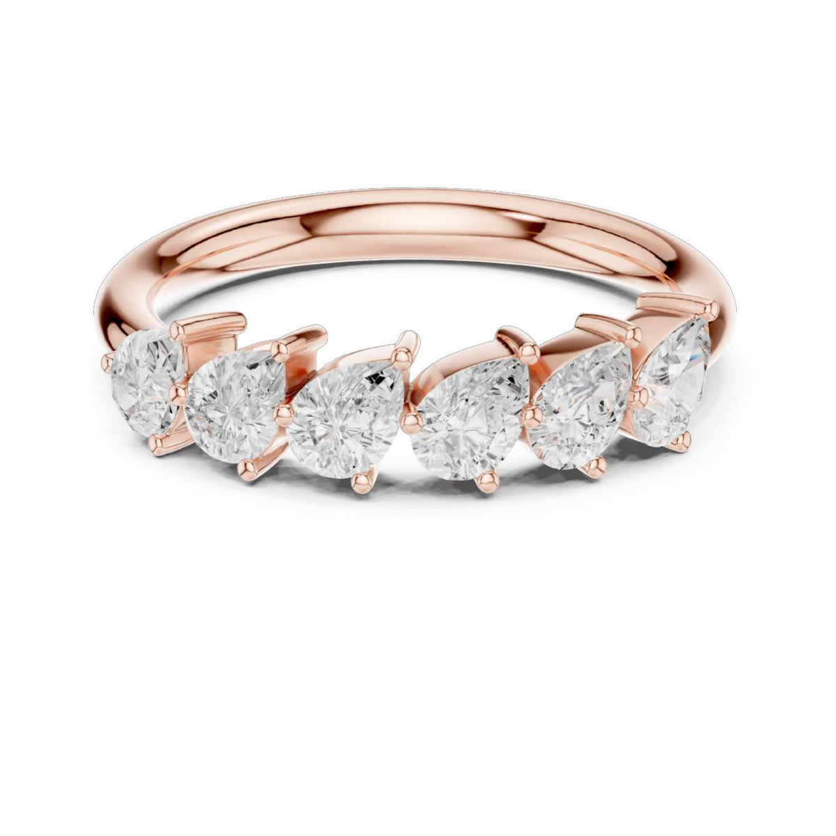 The Seraphina Scalloped Halo Diamond Ring