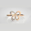 The Seraphina Spiral Swirl Diamond Ring