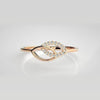 The Seraphina Sunburst Pavé Diamond Ring