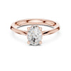 The Seraphina Twin Pavé Band Diamond Ring