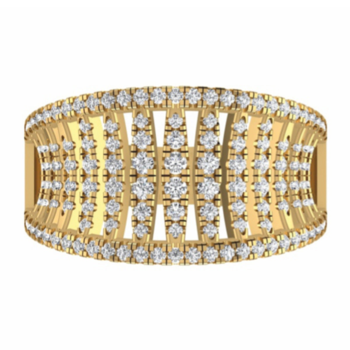 The Serenade Diamond Cocktail Ring 2