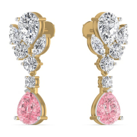 The Serenade Ruby & Diamond Chandelier Earrings