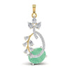 The Siren Emerald & Diamond Cocktail Pendant