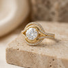The Solar Embrace Diamond Ring