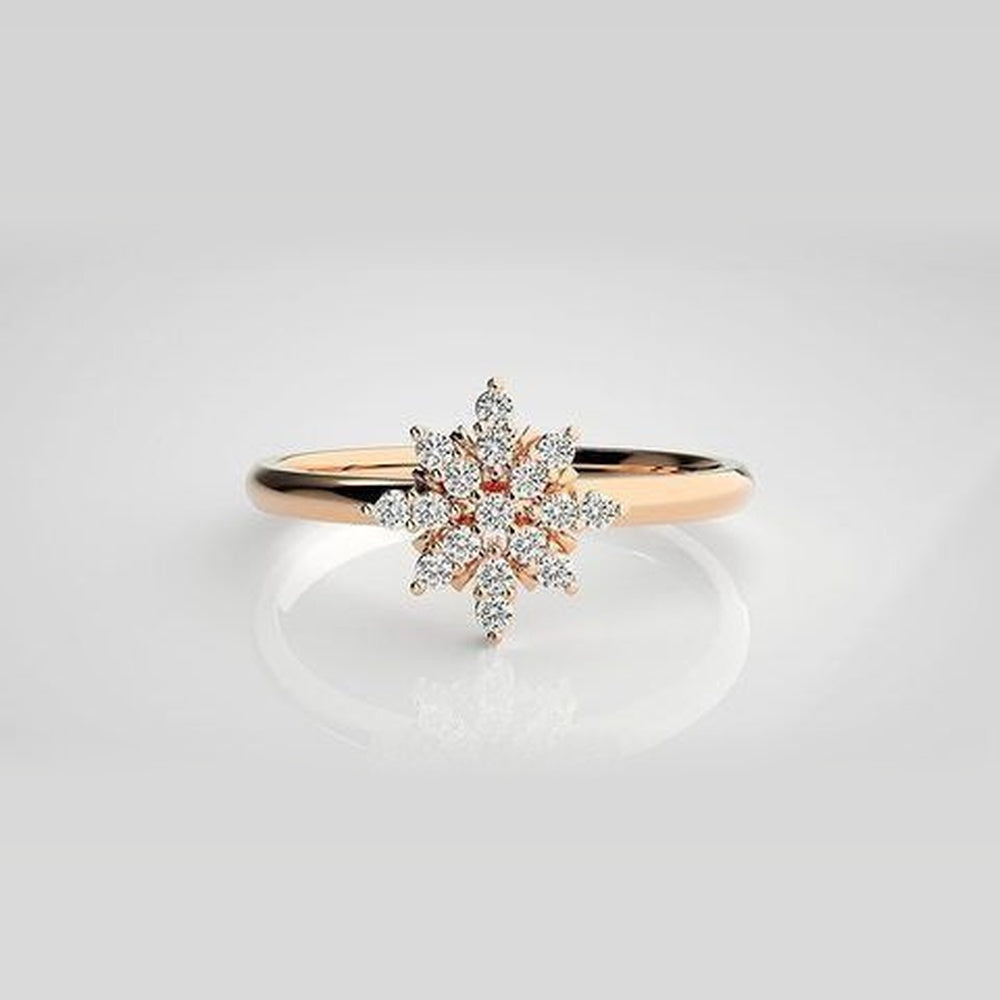 The Solis Cascading Dewdrop Diamond Ring