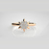 The Solis Chevron Tiara Diamond Ring