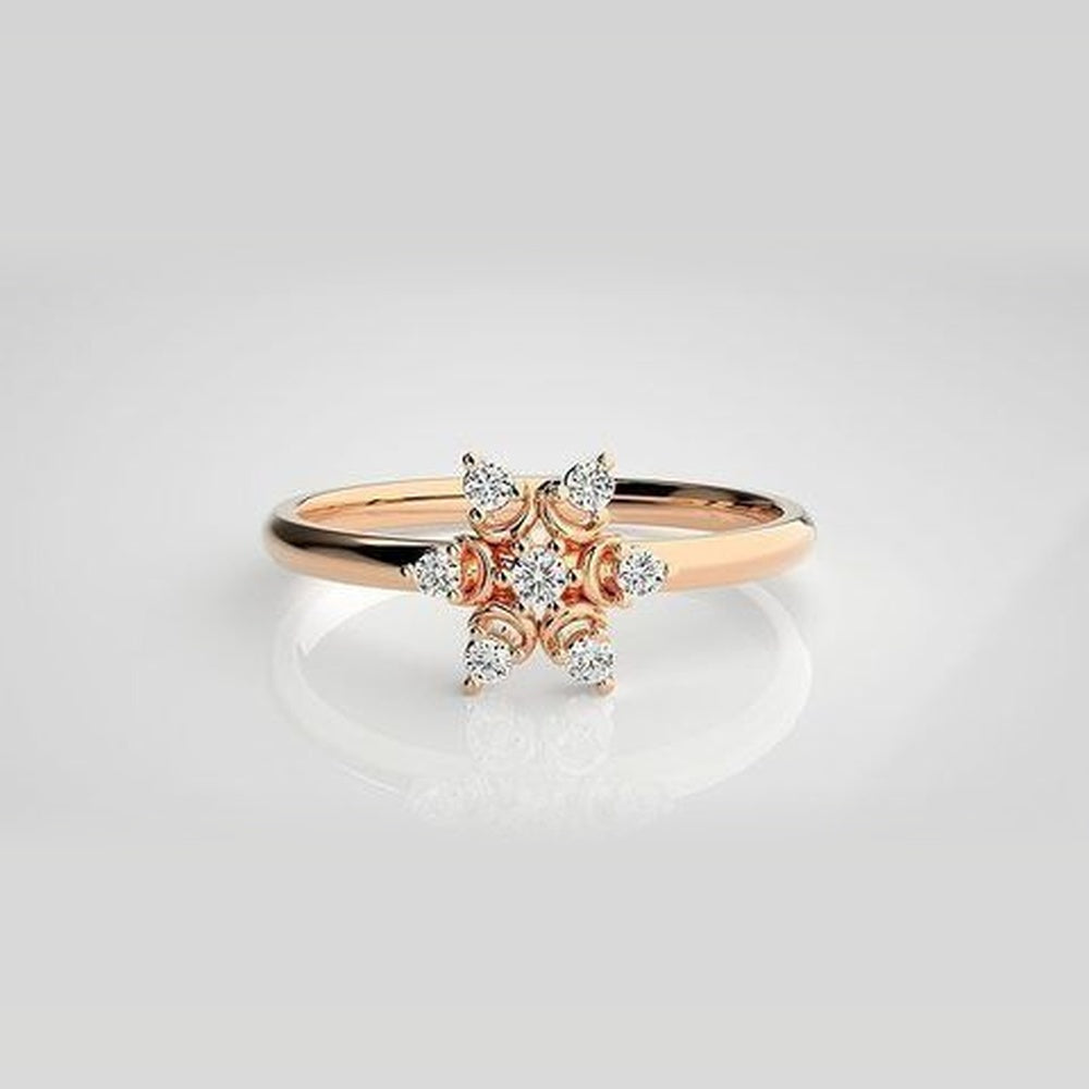The Solis Crossroads Pavé Diamond Ring