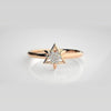 The Solis Dancing Flame Diamond Ring