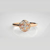 The Solis Dewdrop Cluster Diamond Ring