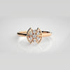 The Solis Dual Contour Diamond Ring