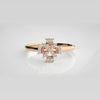 The Solis Ethereal Knot Diamond Ring