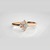 The Solis Floating Halo Diamond Ring