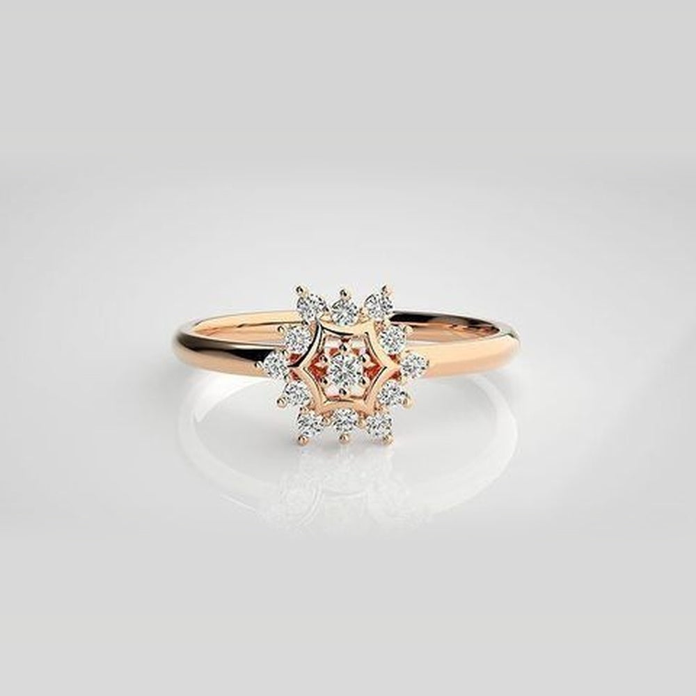 The Solis Infinity Ribbon Diamond Ring