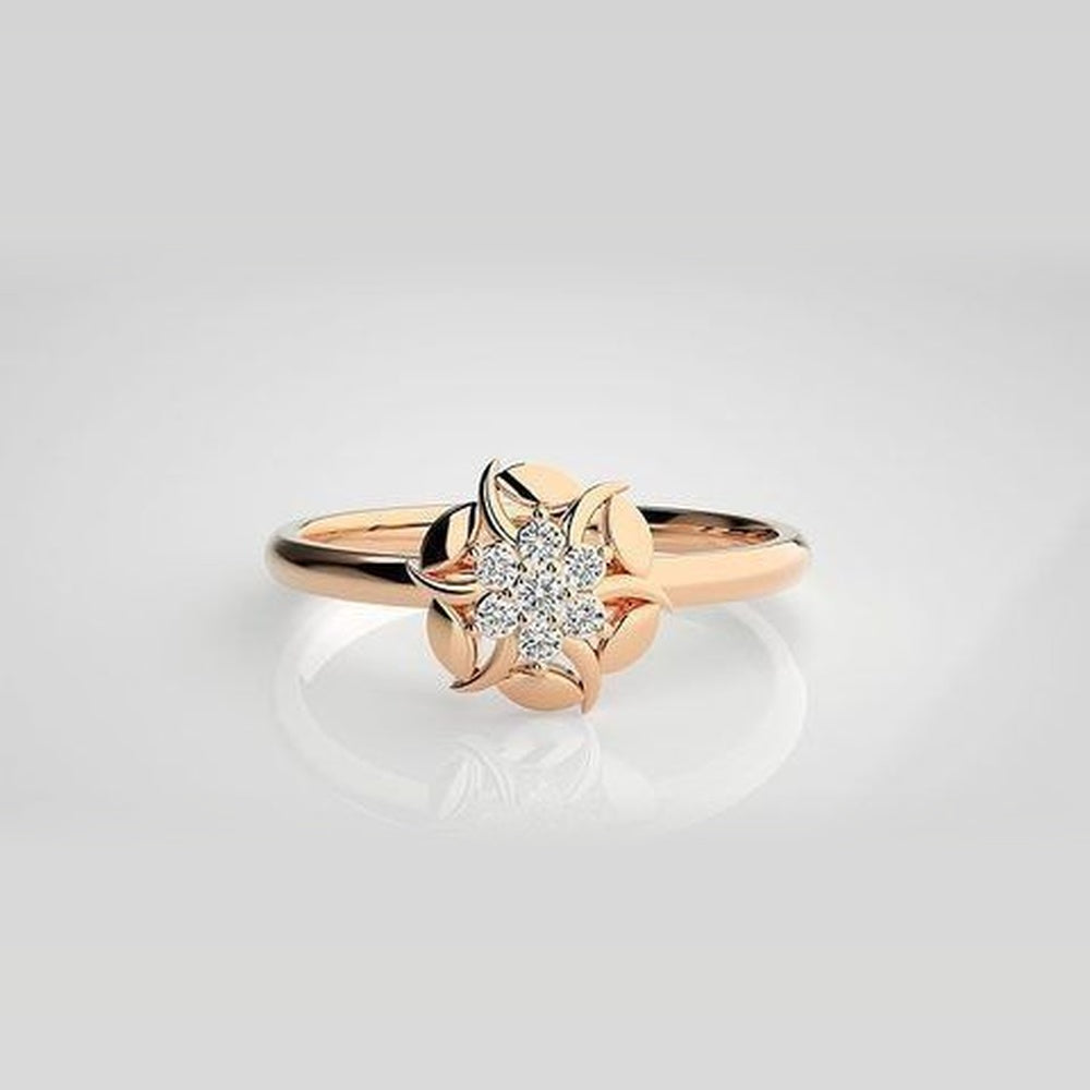 The Solis Petal Bloom Diamond Ring