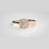The Solis Sleek Split-Shank Diamond Ring