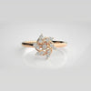 The Solis Spiral Swirl Diamond Ring