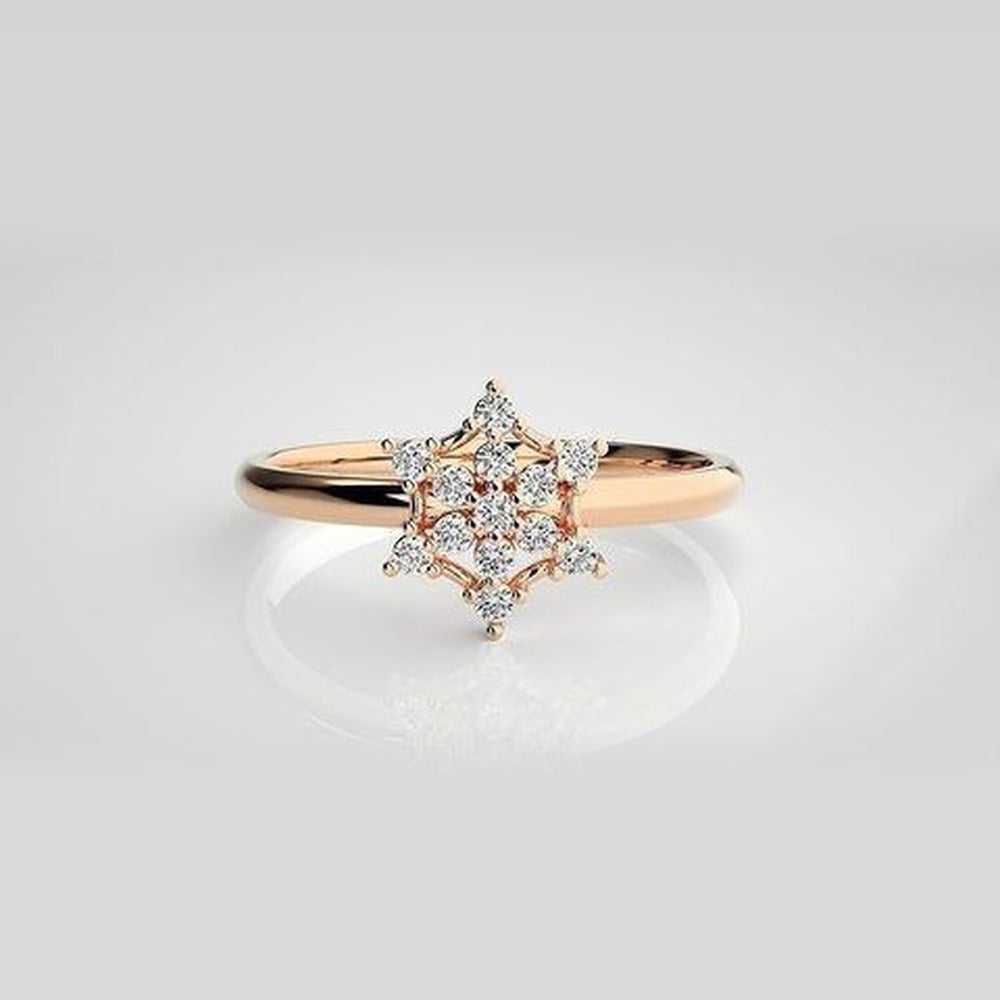The Solis Starlight Cross Diamond Ring