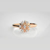 The Solis Sunburst Pavé Diamond Ring