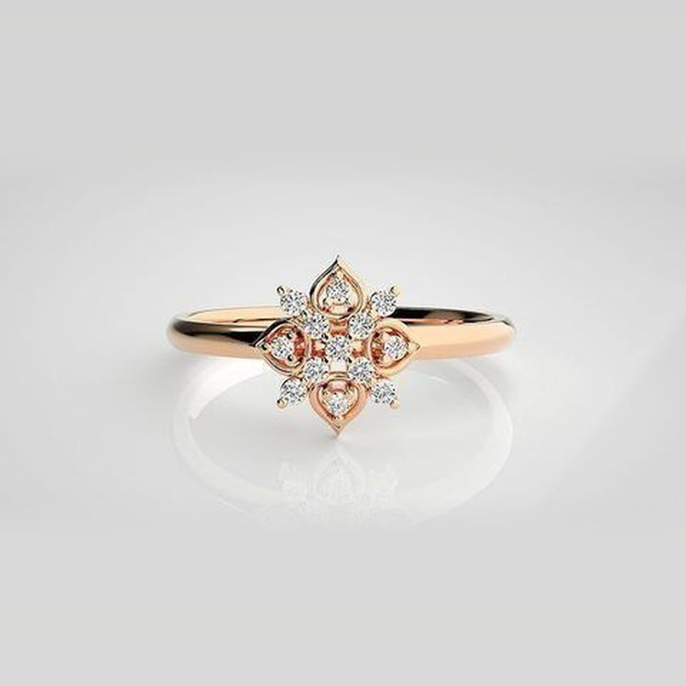 The Solis Whispering Leaf Diamond Ring