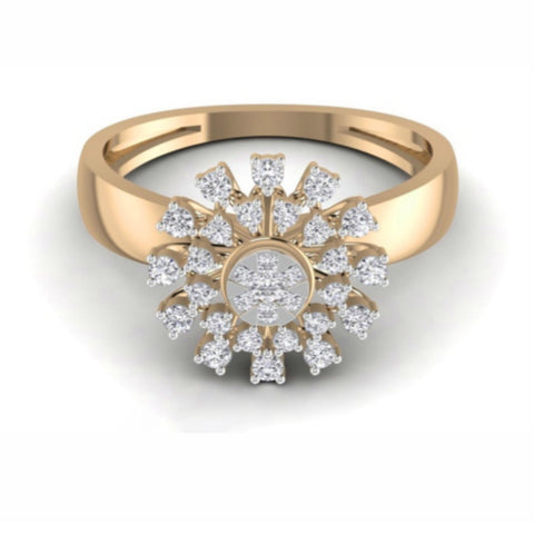 The Solstice Diamond Cocktail Ring