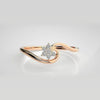 The Stella Ribbon Bypass Diamond Ring