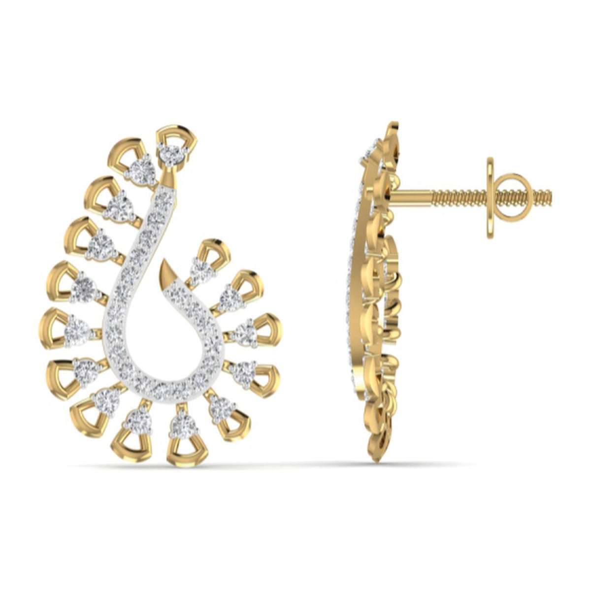 The Twilight Diamond Chandelier Earrings
