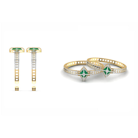 The Twilight Diamond Designer Bangle