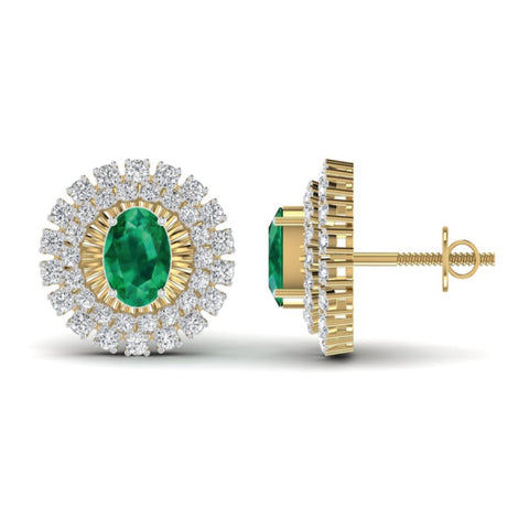 The Vanderbilt Emerald & Diamond Chandelier Earrings