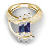 The Vanderbilt Sapphire & Diamond Cocktail Ring