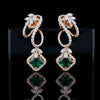 The Verdant Grace Drop Earrings