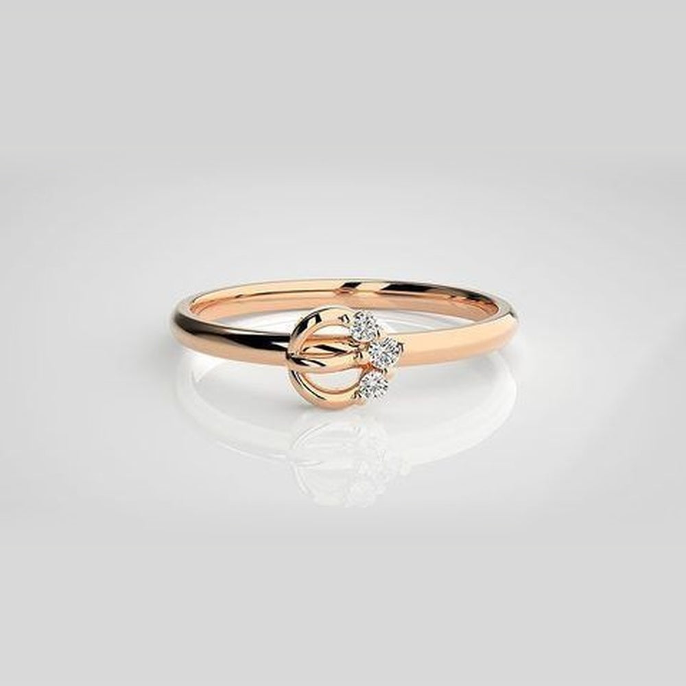 The Verve Infinity Ribbon Diamond Ring