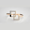 The Verve Modernist Bypass Diamond Ring