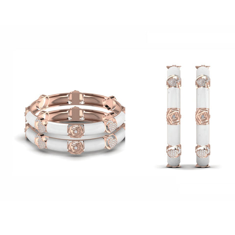 The Verve Ruby & Diamond Designer Bangle