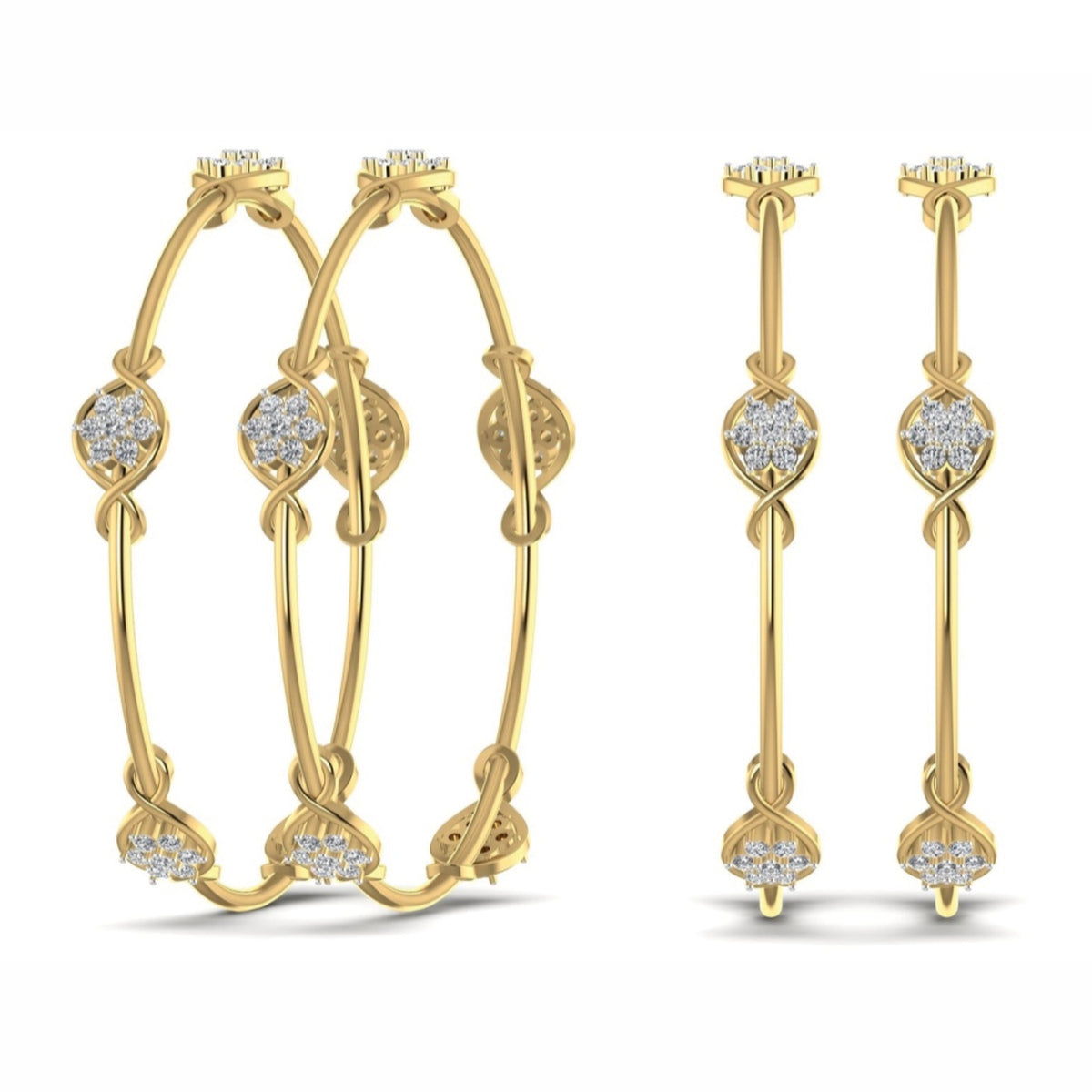 The Vintage Diamond Designer Bangle